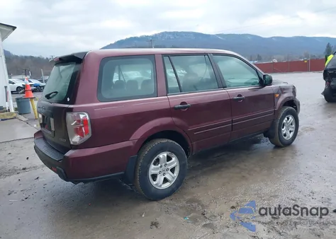 2007 Honda Pilot Lx z USA, uszkodzony, nr VIN 5FNYF18107B007045